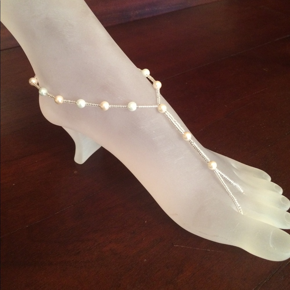 Rosey Pearl Barefoot Sandals